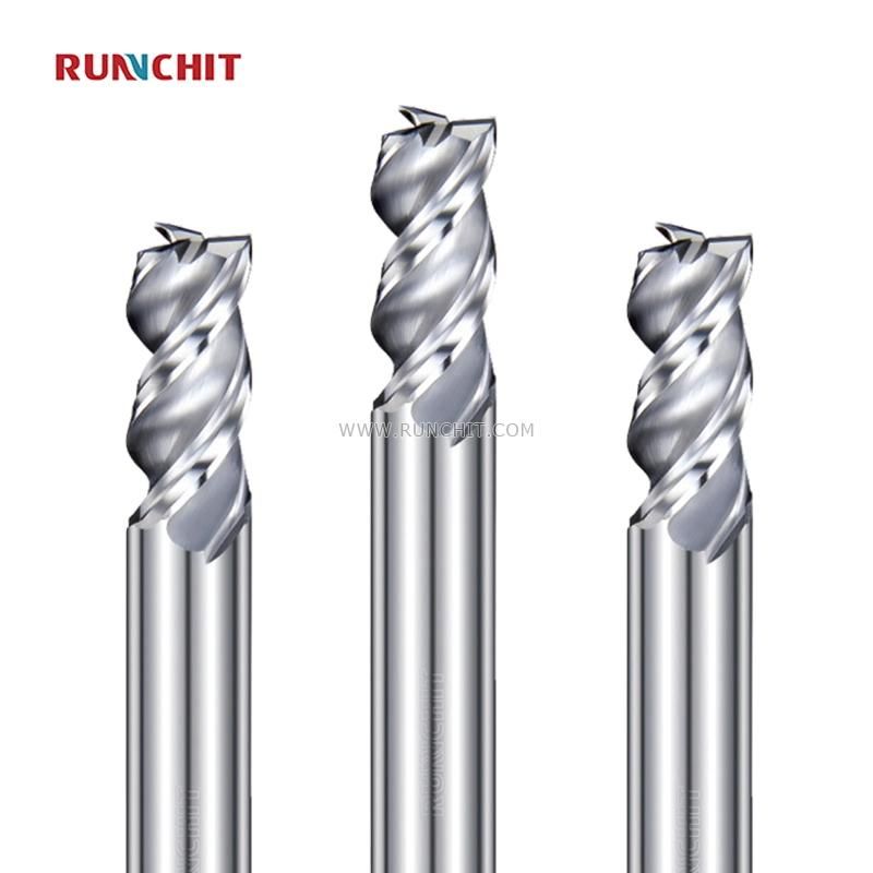HRC 55 Flutes Standard Carbide Flat End Mill Milling Cutting Tool for Aluminum Mold, Tooling Fixture, 3c Industry (AB0302A)