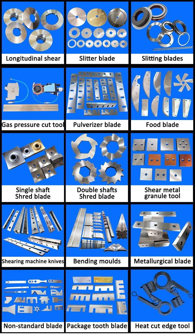 Industrial Carbide Alloy Tungsten Steel Slitter Shearing Machinery Knife