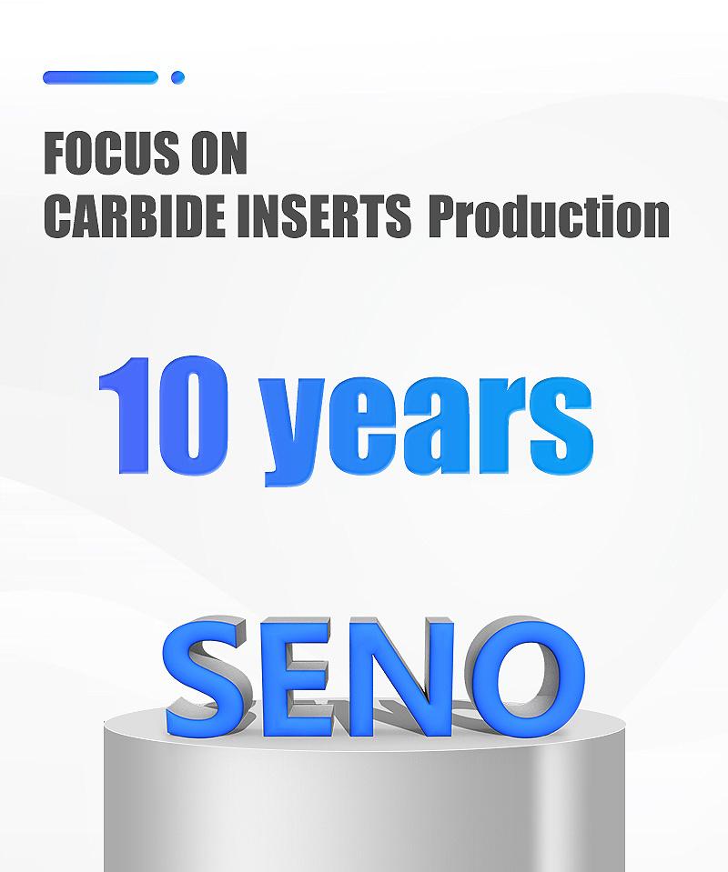 Seno Manufactures Carbide Knife Apmt1135pder-M2 for Machining Hardened Steel Material with Hardness in HRC45-HRC58