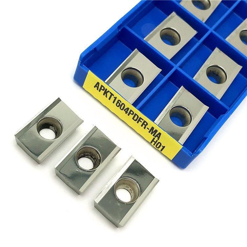 Apkt1604 Carbide Aluminum Insert for Cutting Tools CNC Machining Carbide Aluminum Tool