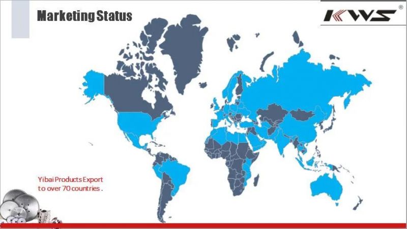 Kws Manufacturer 460mm Cold Saw Blade Cermet Tipped for Steel Cutting