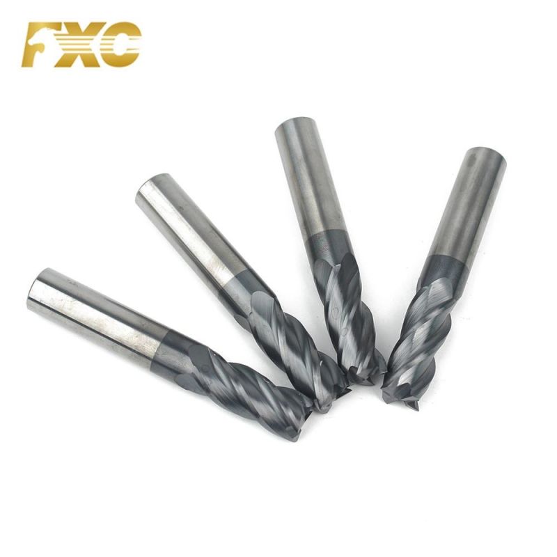 Hot Sale Solid Carbide HRC45 Square End Mill Cutter for Steel