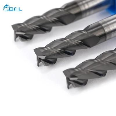 3 Flutes Router CNC Bit End Mills for Aluminum Dlc Coated