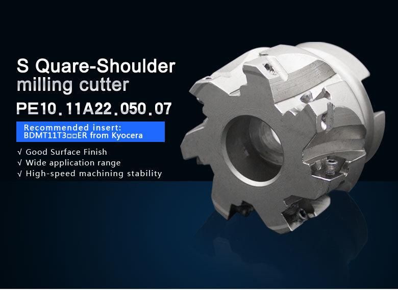 Indexable Square Shoulder Milling Cutter for Lathe Machining