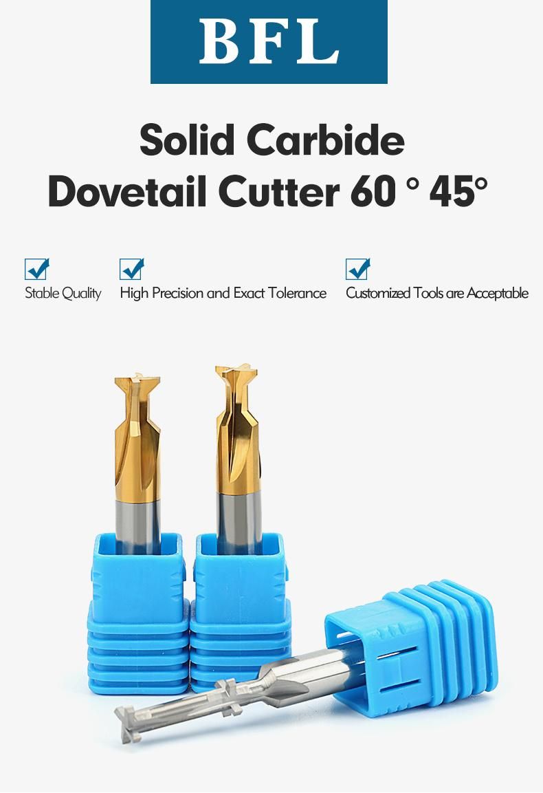 Bfl Carbide 4 Flutes Dovetail End Mill