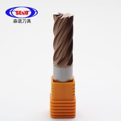 Wholesale Price CNC Cutting Tool 6flutes HRC55 Carbide Flat End Mills for Stainless Steel