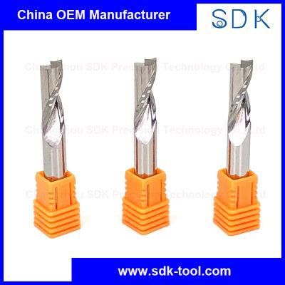 High Performence Solid Carbide Single 1 Flute End Mills Tools for Aluminum D5*42*D5*70