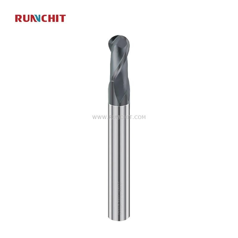 55HRC 2 Flutes Cemented Carbide Square End Mill with Coating for Mindustry Industry Materials High Die Industry (DBH0252A) 