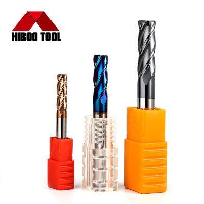 HRC45~HRC65 Tungsten Carbide Radius Corner End Mills CNC Milling Cuttet