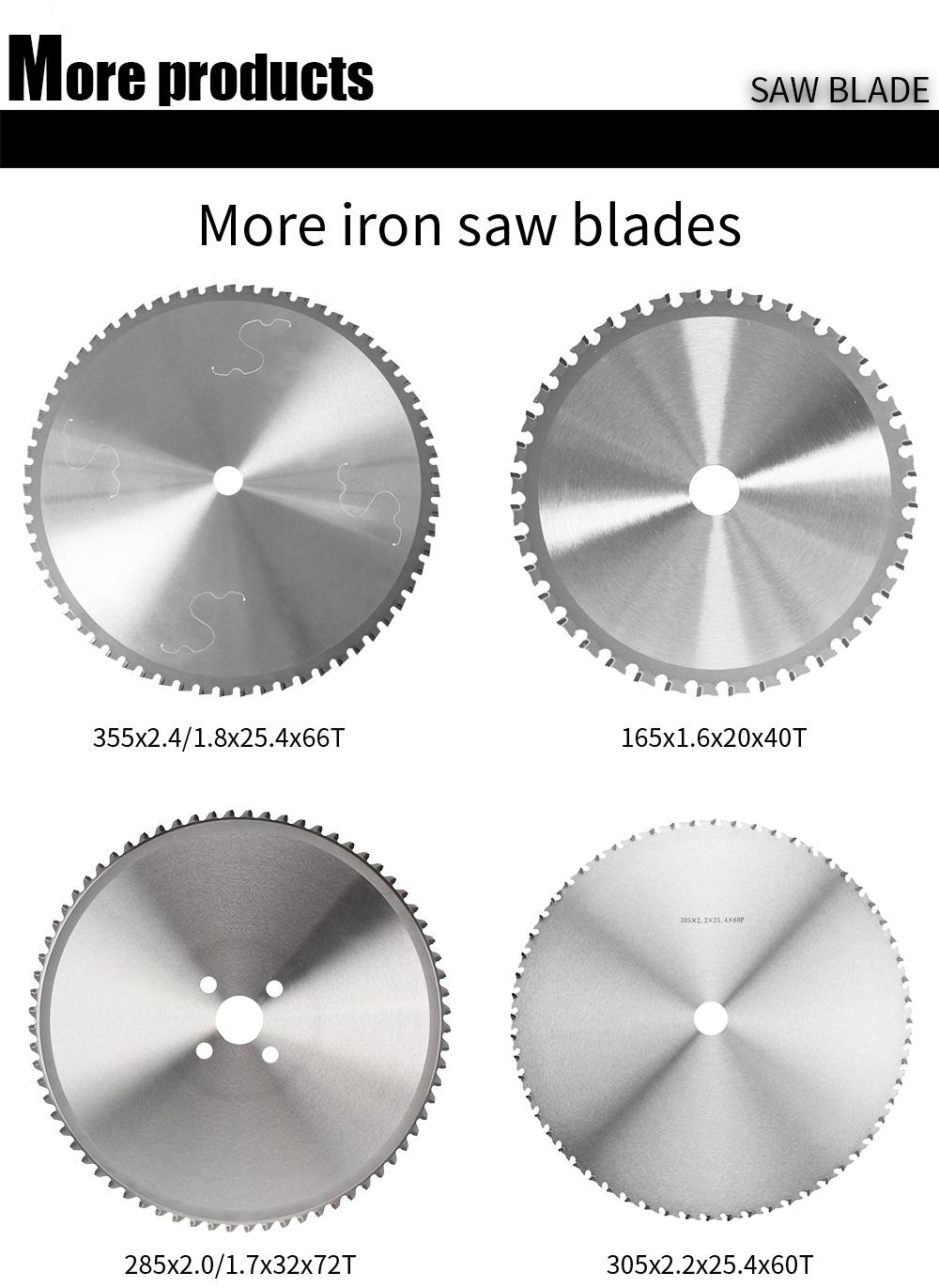 Tct Metal Saw Blade Cutting Disc for Iron Cutting Blade