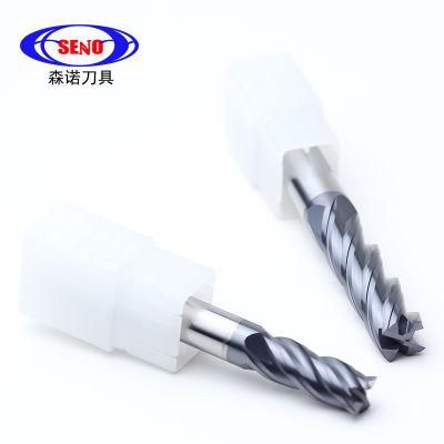 High Quality Hardware Seno in China HRC60 4f Flat End Mill Cutter