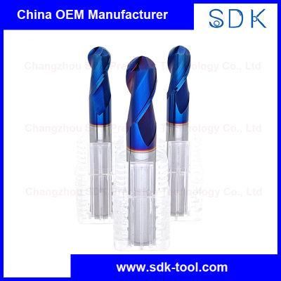 Professional Manufacture CNC Machine Ball Nose End Mills Cutting Tools HRC65