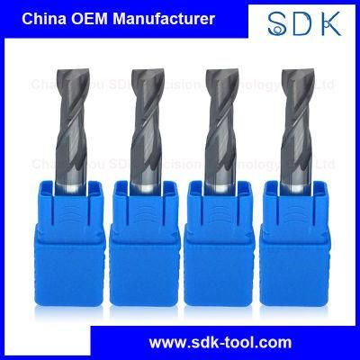 Wholesale Price Cheap High Quality HRC45 2f Carbide Square End Mills for Steel