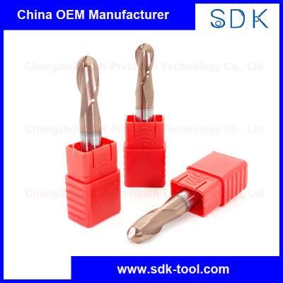 Cheap Economy Standard Solid Carbide Ball Nose End Mill for Steels