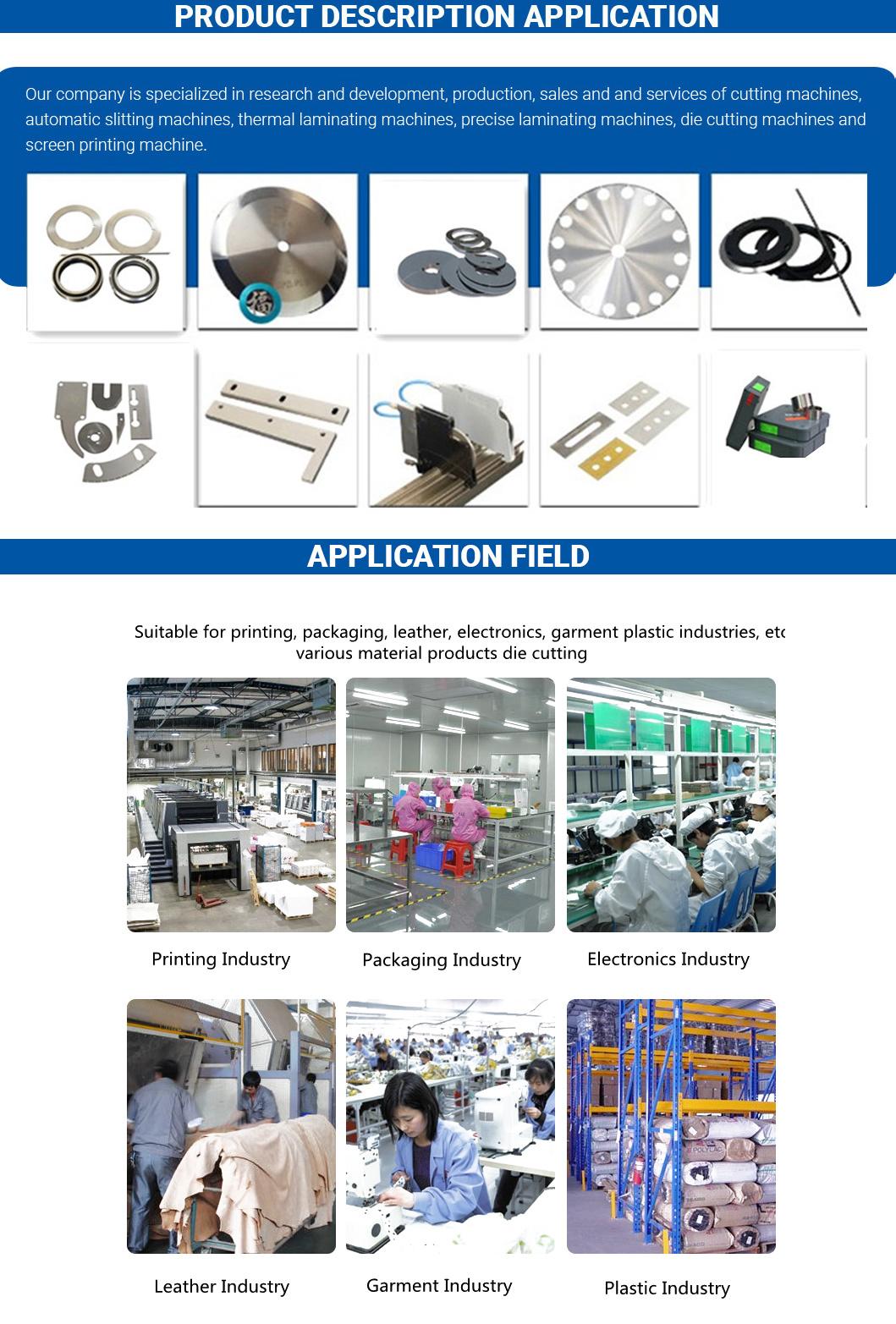 Industrial Cutting Machine Parts Circular Bottom Knife