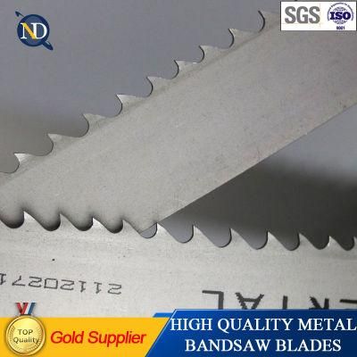 High Efficiency Setting Tooth Bimetal Band Saw Blade for Hard Metal Working