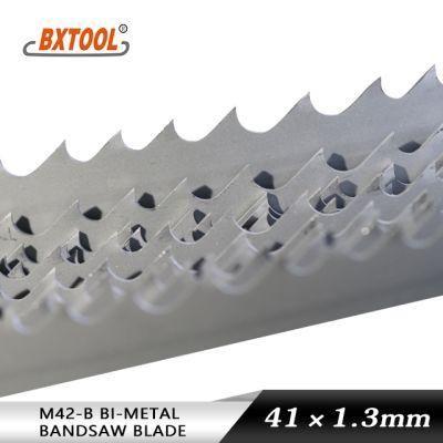 M42-B High Performanc 41*1.30mm Inch 1 1/2*0.05 Bimetal Band Saw Blade