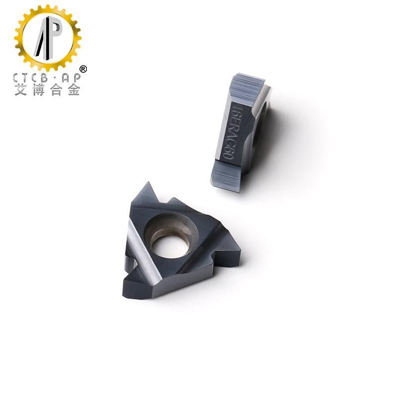 16ERAG60 Turning Cemented Carbide Thread Blade Solid Tungsten Carbide Inserts