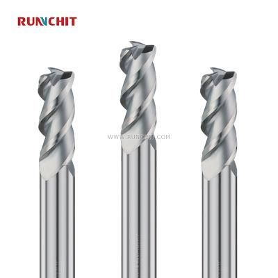 3 Flutes High-Performance Aluminum Cutter Ranges From 0.1mm to 20mm for Aluminum Mold Tooling Clamp 3c Industry (AR0102A)