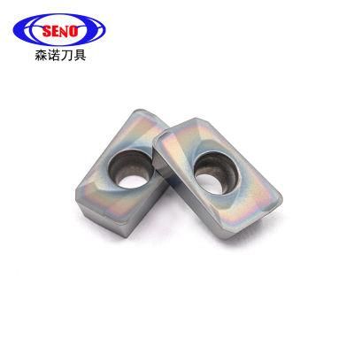 CNC Indexable Cemented Caribide Blade for Machining Hardened Steel Material with Hardness in HRC45-HRC58 Apmt1135pder-H2