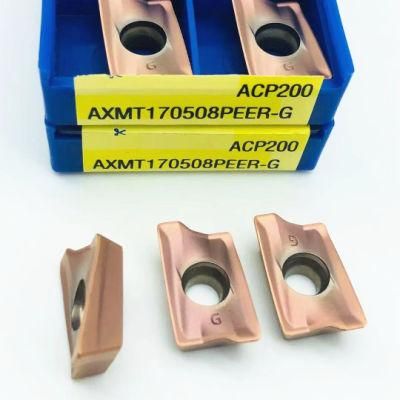 CNC Tools Cutter with Coated Safety Axmt170512 for Lathe Tool Carbide Insert with Best Price High Speed Axmt0602 Milling Inserts