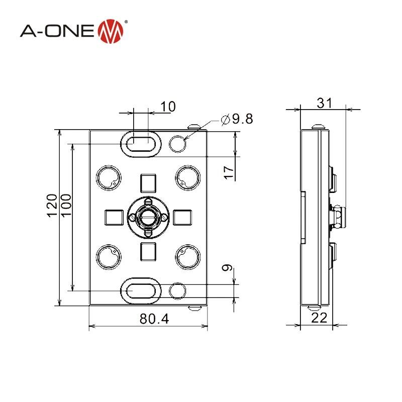 a-One Supply Precision R Type Pneumatic Chuck 3A-200126