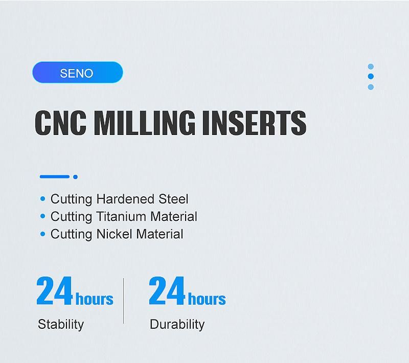 CNC Milling Tools Carbide Inserts for Materia of Heat-Treated Hardened Steel Apmt1135pder-H2