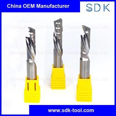 Plywood and MDF Solid Carbide Single 1 Flute Compression End Mill Milling Tools