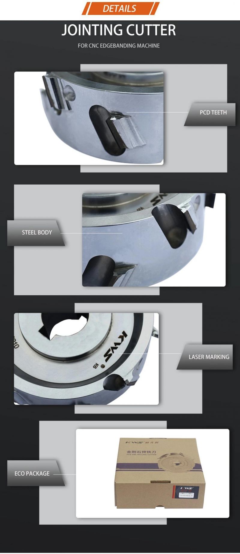 Kws Pre-Milling Cutter for Edge Banding Machine