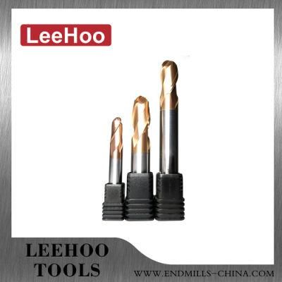 2 Flutes HRC60 Carbide Ball Cutting Tools