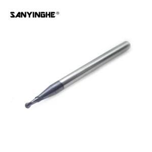 HRC50 2 Flutes 2 mm Micro Ball Nose CNC Carbide Tungsten Endmill Milling Cutter