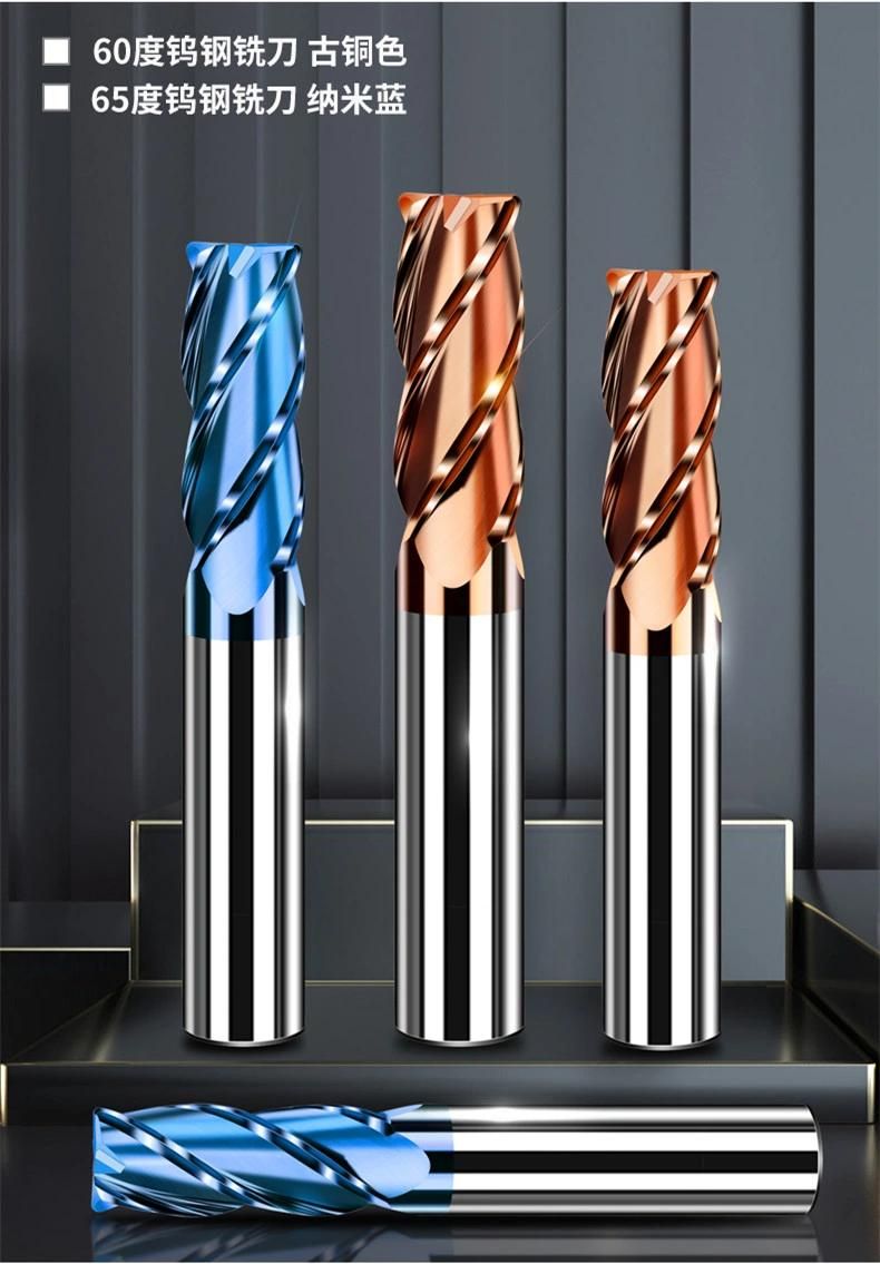 Carbide 4 Flute CNC Endmill