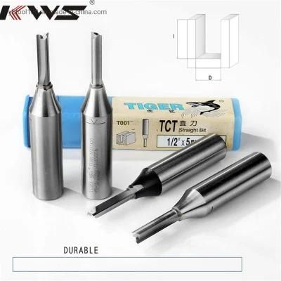 Kws Solid Carbide 1/2&quot; 5mm 32mm 2flutes Tct Straight Bit