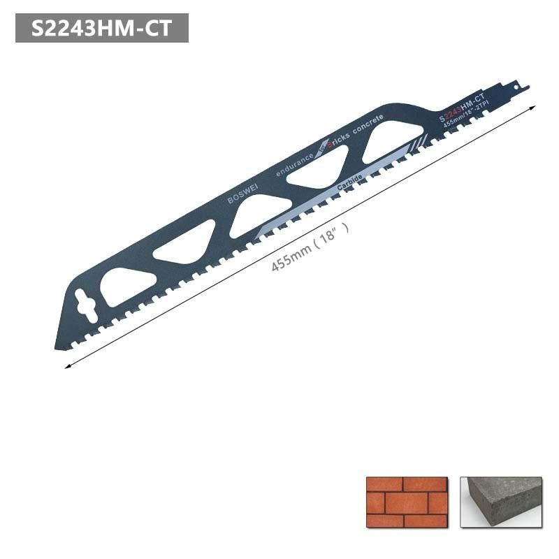 Reciprocating Saw Saber Saw Blade Jig Saw Blade Aerated Block Red Brick Stone Plastic Cutting Saw Blade Alloy Saw Blade