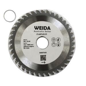 5.0&quot; 125mm 40teeth Tct Circular Saw Blade Round Cross Cutting Wheel for General Purpose Wood Cutting