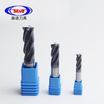 CNC Tungsten Carbide End Mill 45/55/60/65 Square Flat Endmill 2/4 Flutes Machine Tool Cutting Tool Carbide Turning Tool