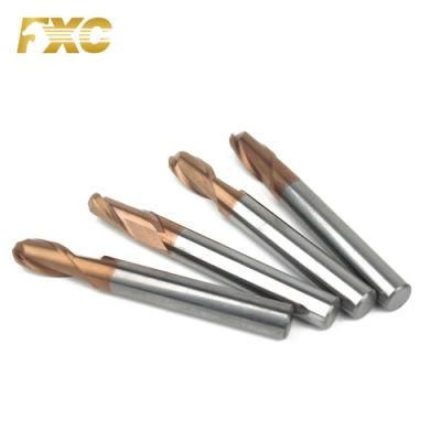 Manufacturer CNC End Mills Carbide 2 Flute Ball Nose End Mill