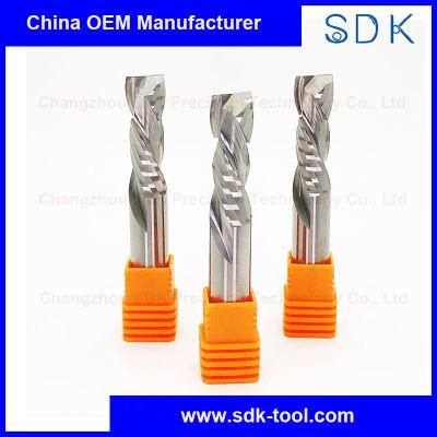 Polishing Solid Carbide Two Flute Compression Router Bit for MDF