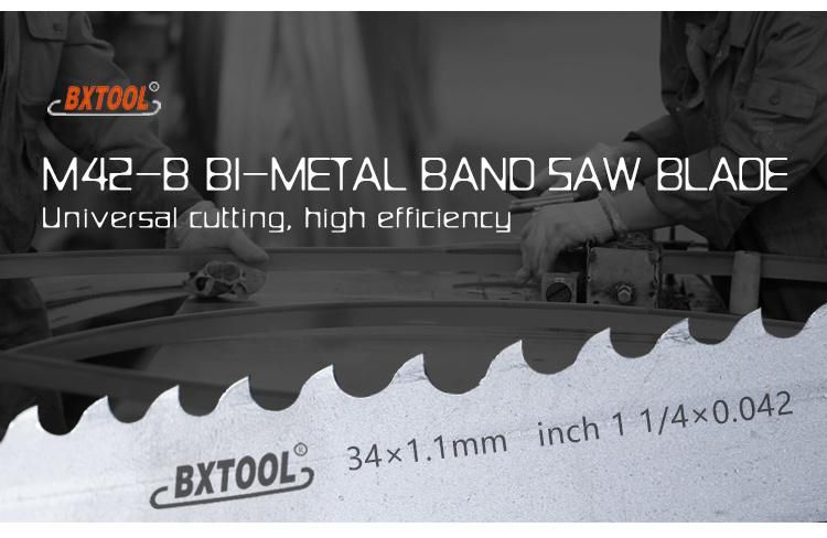 M42-B 34*1.1mm Inch 1 1/4*0.042 Bimetal Band Saw Blade High Qualiy Best Price