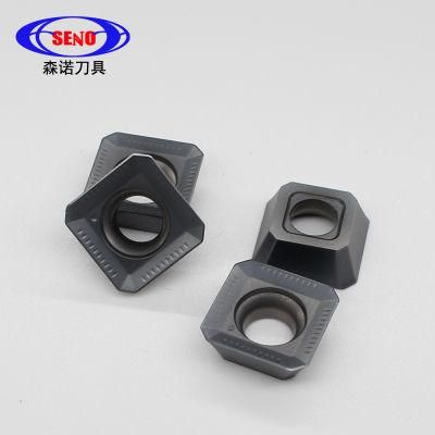 Zhuzhou Seno Square Shoulder Face Milling Inserts Apmt1604/Apmt1135/Seht1204 Carbide Blade for Mould Processing