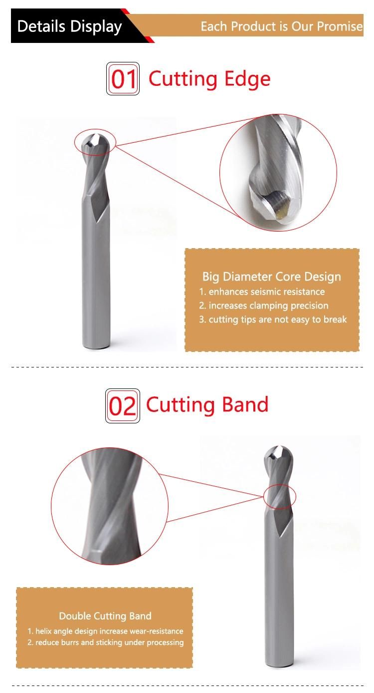 Zcc Carbide End Mill Aluminium 3 Flutes Endmill with Bottom Wiper for Rough Milling Cutter