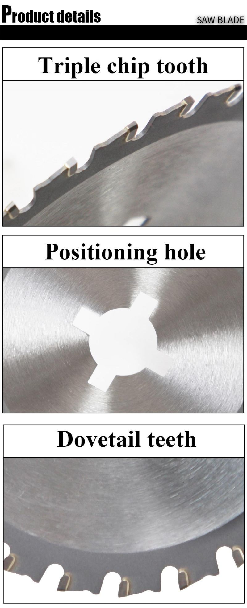 Tungsten Carbide Tipped 165mm Circular Saw Metal Cutting Blade