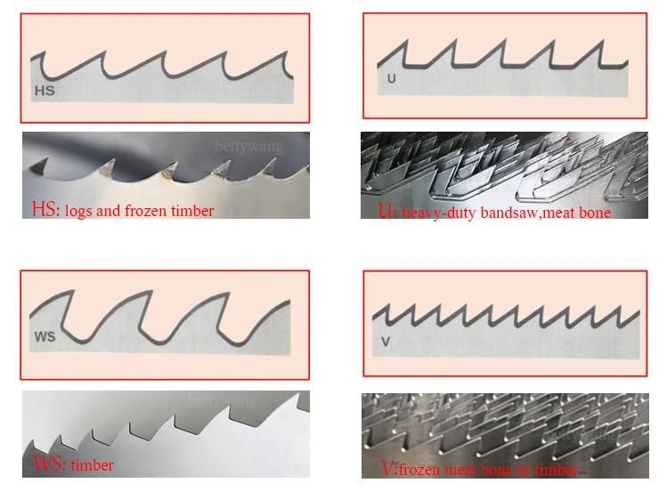 High Quality Meat, Bone, Fish Band Saw Blade Butcher Processing Portable Tools