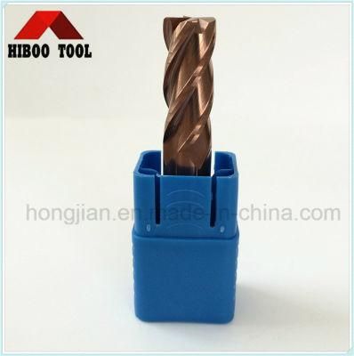 HRC45 Cheap Price Tisin Coated Corner Raduis End Mills