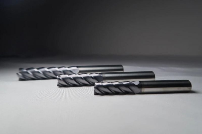 Tungsten Carbide Machine Tools 6 Flutes Flat Endmill