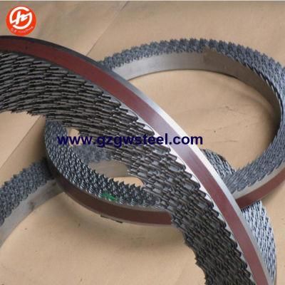 Factory Supply Wood Cutting Double Hard Teeth Hardened Band Saw Blade