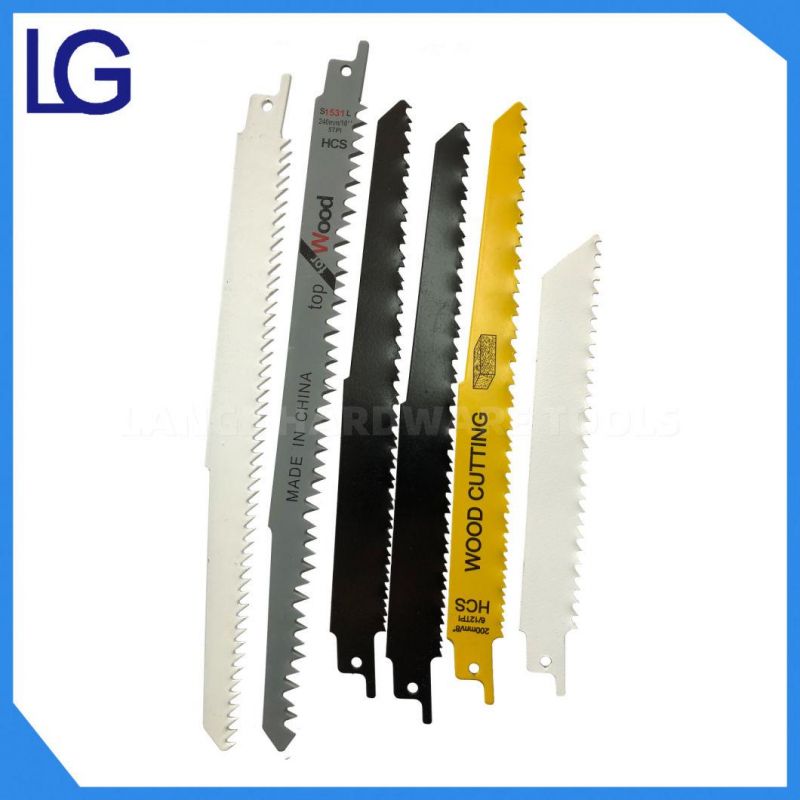 High Carbon Steel Reciprocating Cutting Sabre Saw Blades for Wood