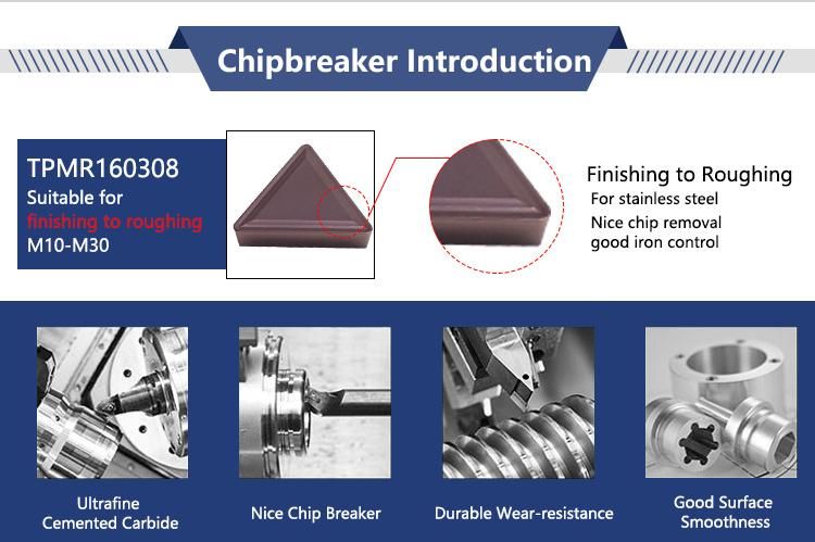 Carbide Inserts Internal Milling Inserts Turning Tool Lathe CNC Carbide Inserts Tpkr 160308