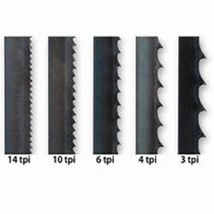 0.4*12mm 3 Tpi HSS Tct Cutting Meat Blades Band Saws