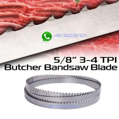 High Quality Meat Cutting Band Saw Blade for Food Industry 16mm